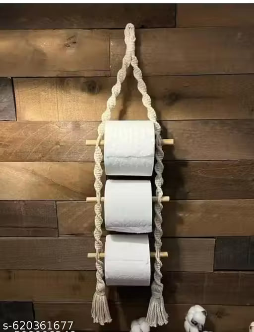 Rustic Wooden Paper Towel Holder