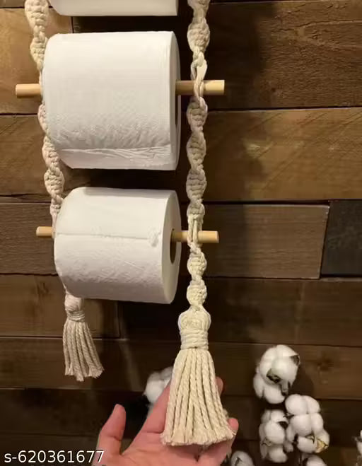 Rustic Wooden Paper Towel Holder