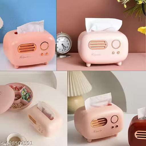 Vintage Radio Tissue Holder