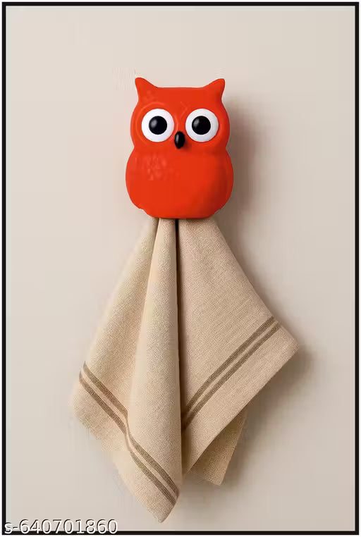 Owl-Shaped Wall Mounted Towel Holder