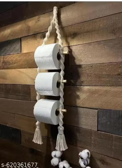 Rustic Wooden Paper Towel Holder
